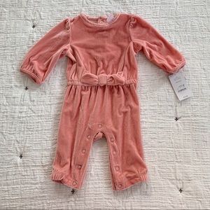 NWT Carter’s Velvet Jumpsuit
